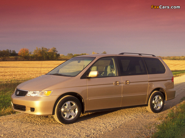 Honda Odyssey US-spec (RA6) 1999–2004 wallpapers (640 x 480)