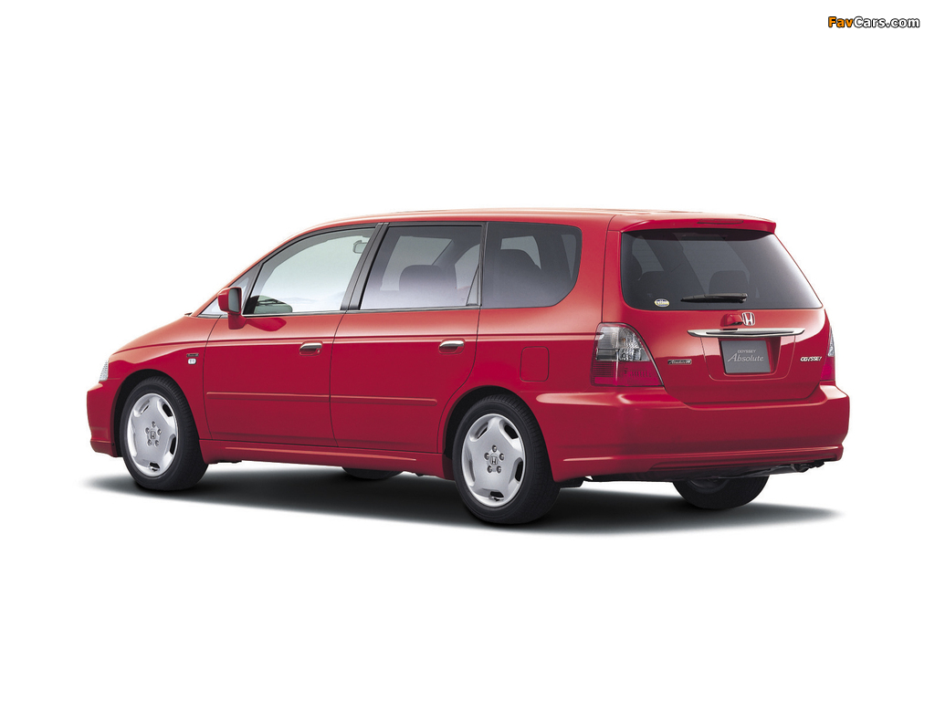 Honda Odyssey Absolute 2001–03 pictures (1024 x 768)