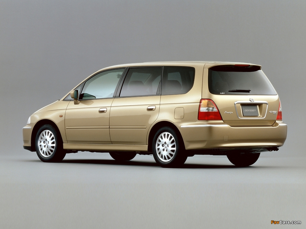 Honda Odyssey Prestige VZ 2001–03 pictures (1024 x 768)
