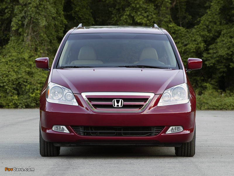 Honda Odyssey US-spec 2005–07 images (800 x 600)