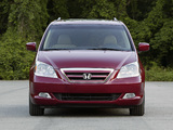 Honda Odyssey US-spec 2005–07 images