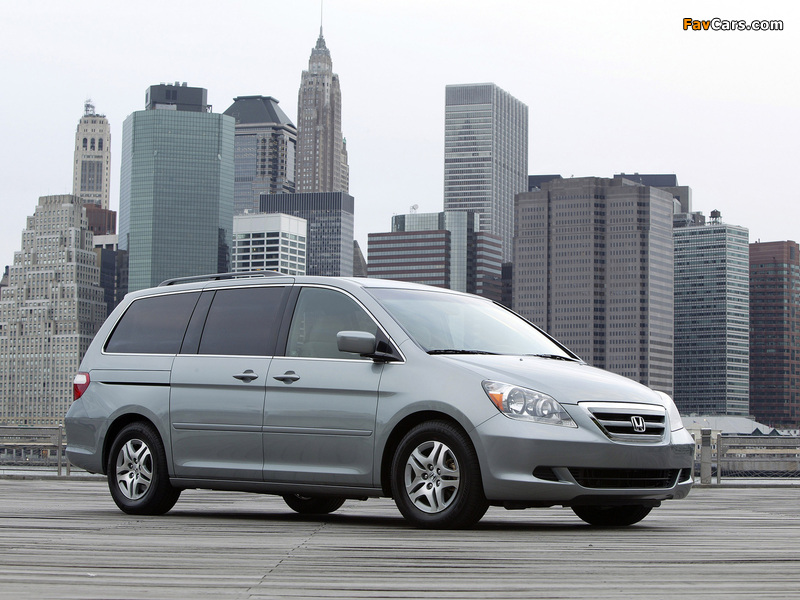 Honda Odyssey US-spec 2005–07 photos (800 x 600)