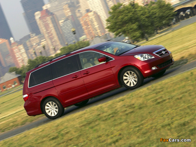 Honda Odyssey US-spec 2005–07 photos (640 x 480)