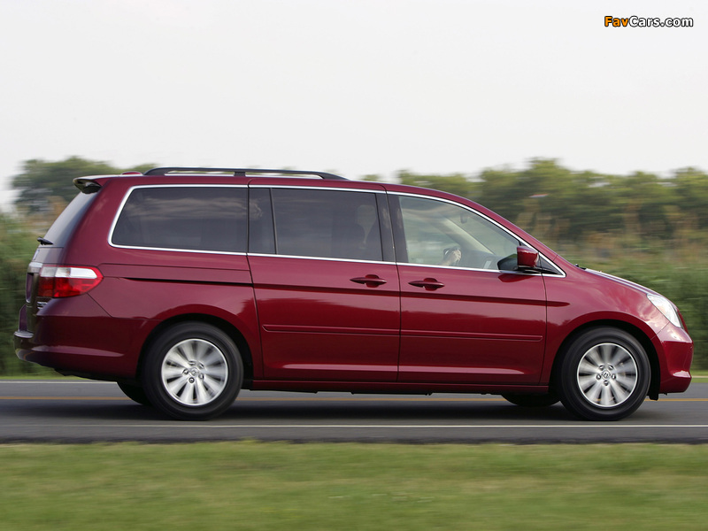 Honda Odyssey US-spec 2005–07 photos (800 x 600)