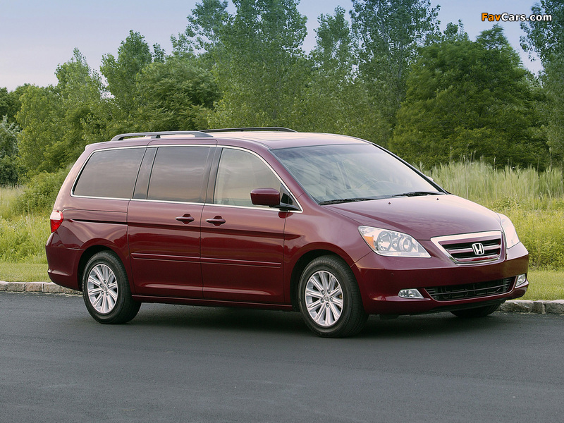 Honda Odyssey US-spec 2005–07 pictures (800 x 600)