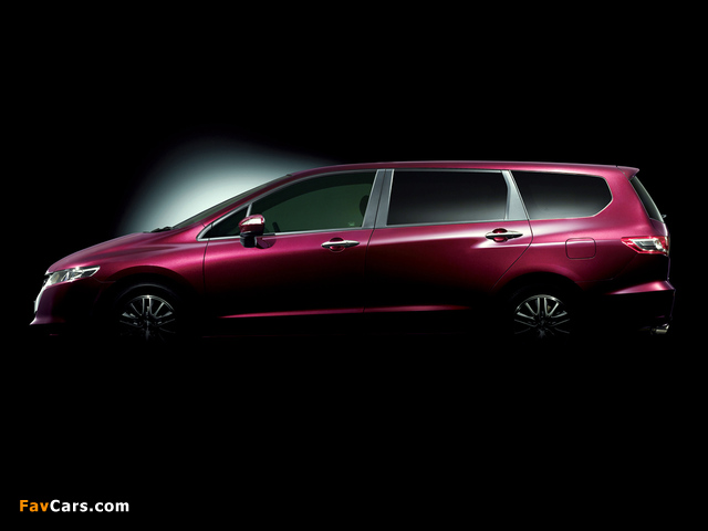 Honda Odyssey JP-spec (RB3) 2008–11 pictures (640 x 480)