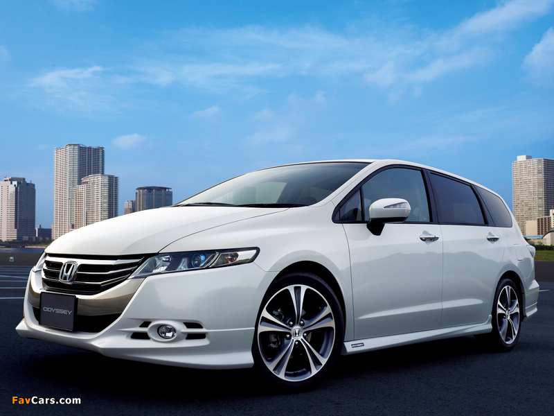 Images of Honda Odyssey Aero Package JP-spec (RB3) 2011 (800 x 600)
