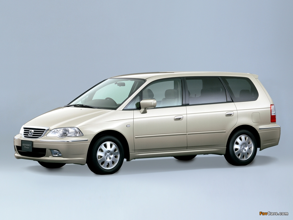 Photos of Honda Odyssey Prestige VZ 2001–03 (1024 x 768)