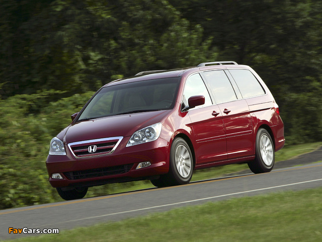Photos of Honda Odyssey US-spec 2005–07 (640 x 480)