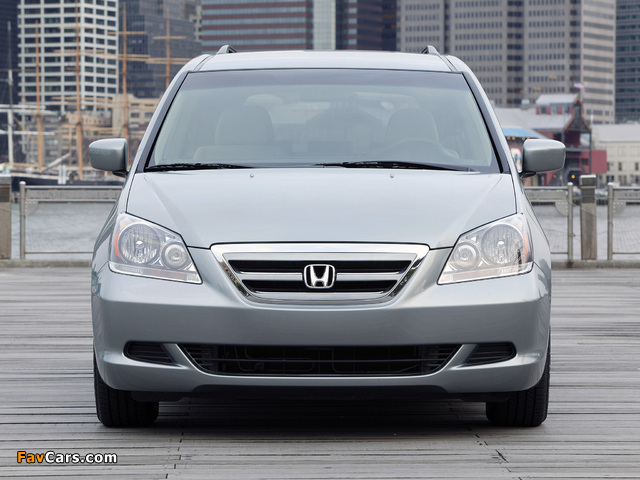 Pictures of Honda Odyssey US-spec 2005–07 (640 x 480)