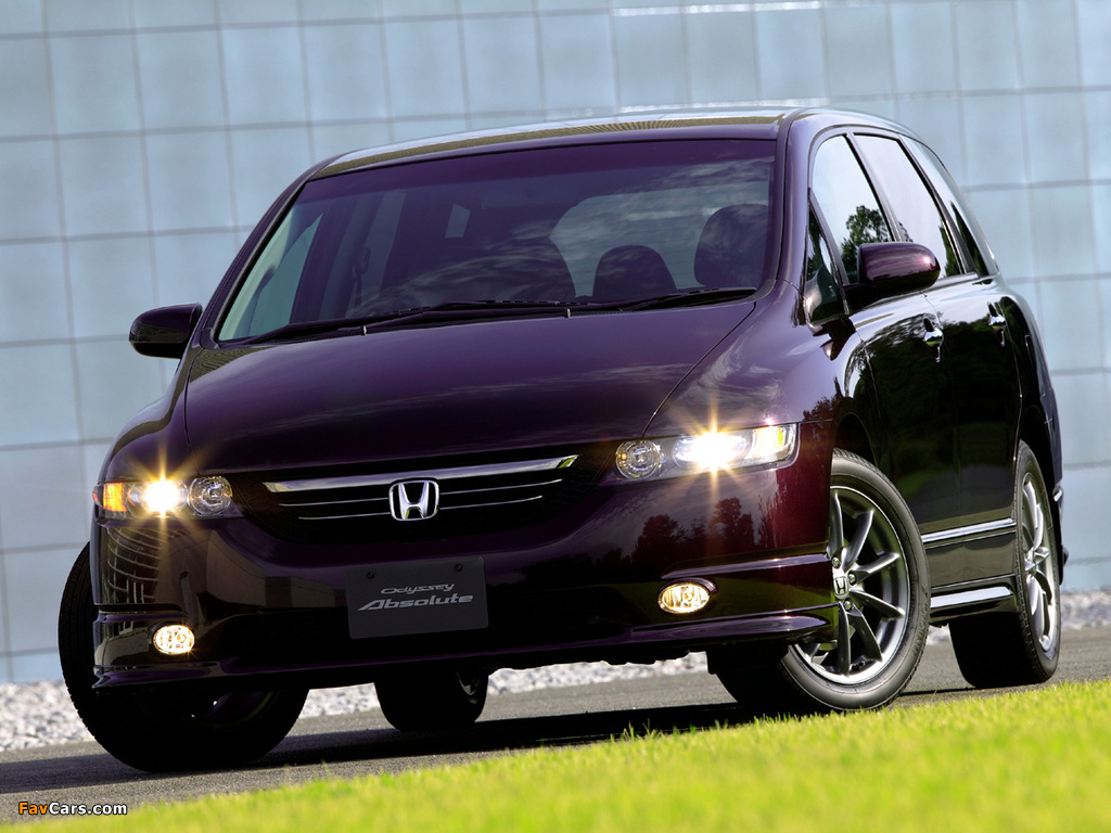 Honda Odyssey Absolute (RB1) 2004–08 wallpapers (1024 x 768)