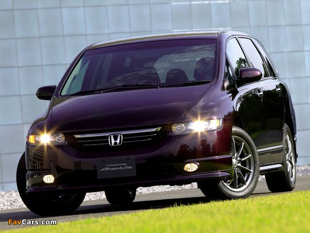 Honda Odyssey Absolute (RB1) 2004–08 wallpapers (640 x 480)