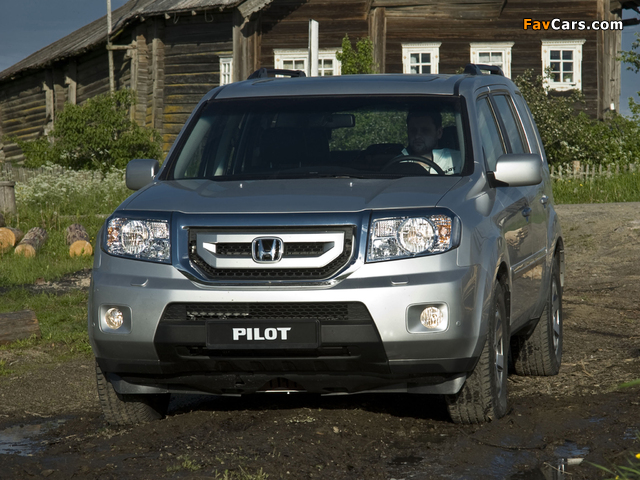 Honda Pilot EU-spec 2008–11 images (640 x 480)