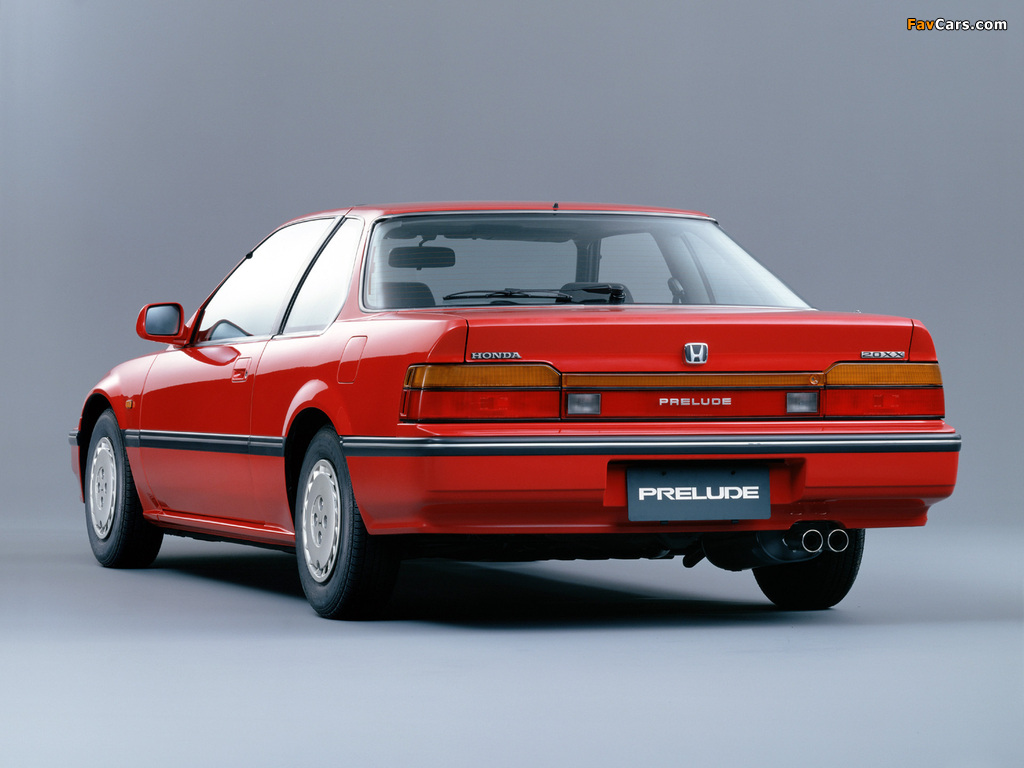Honda Prelude 2.0 XX (BA4) 1987–91 pictures (1024 x 768)