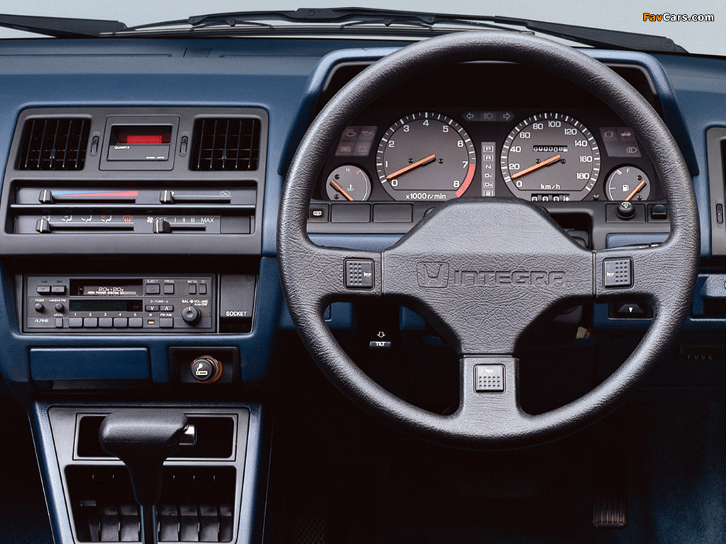 Honda Quint Integra GSi Sedan (DA1) 1986–89 images (1024 x 768)