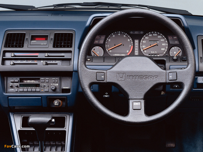 Honda Quint Integra GSi Sedan (DA1) 1986–89 images (800 x 600)