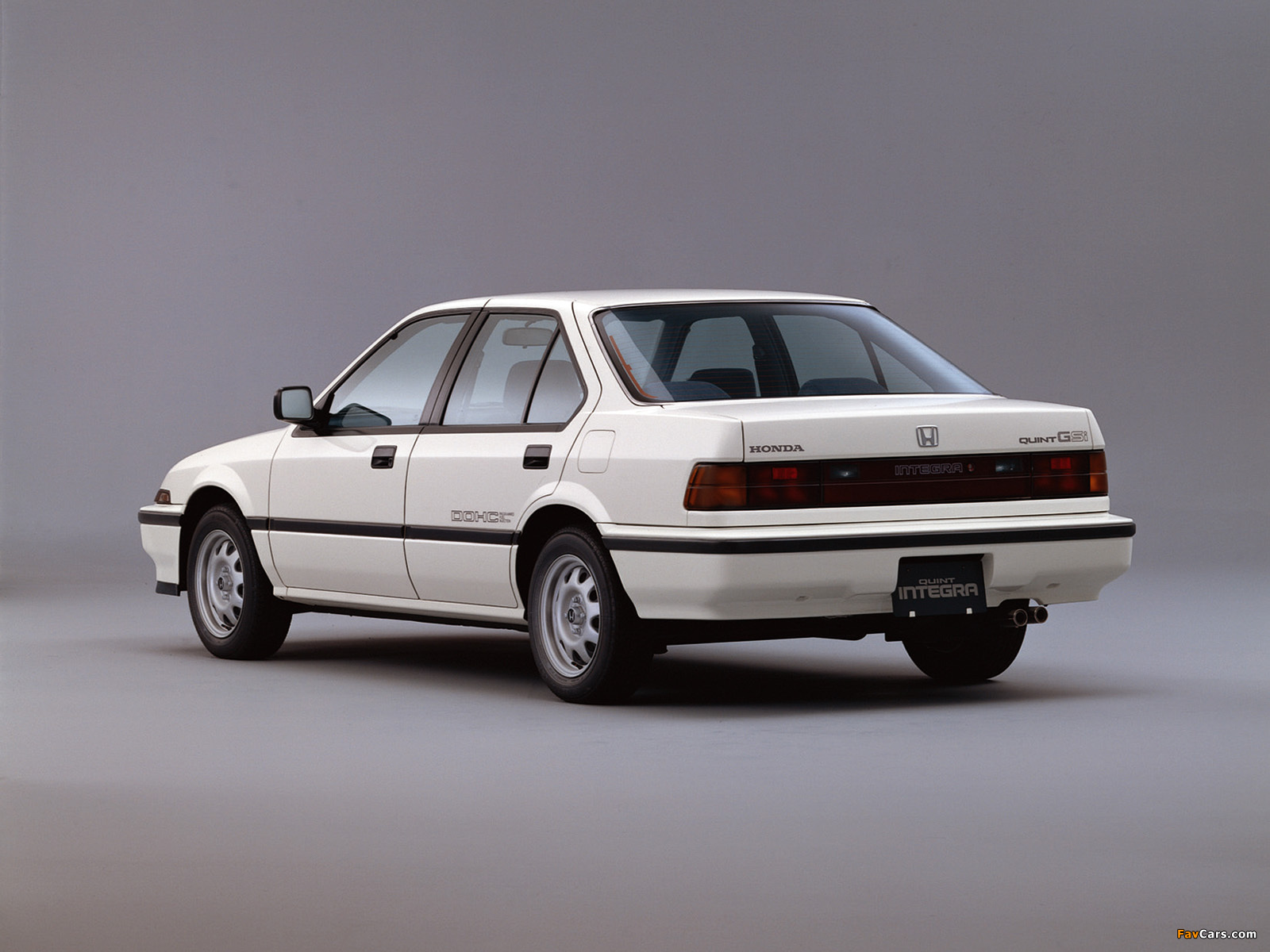 Photos of Honda Quint Integra GSi Sedan (DA1) 1986–89 (1600 x 1200)