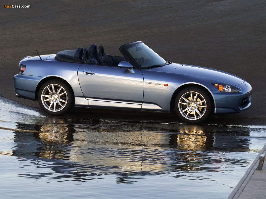 Honda S2000 US-spec (AP2) 2003–09 wallpapers (1024 x 768)