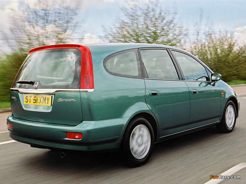 Photos of Honda Stream UK-spec (RN1) 2000–04 (800 x 600)