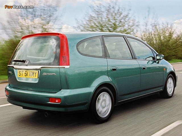 Photos of Honda Stream UK-spec (RN1) 2000–04 (640 x 480)