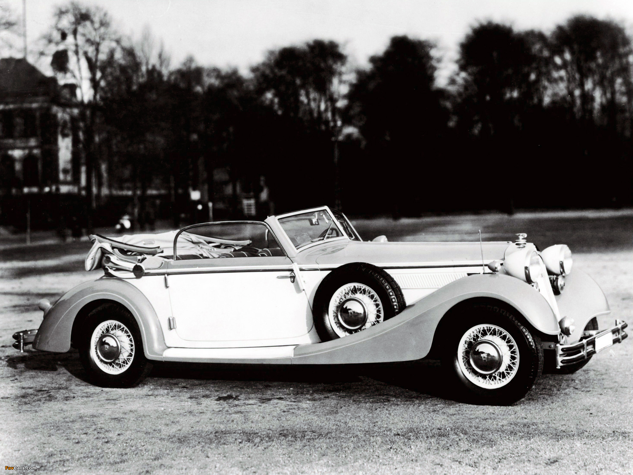 Horch 853 Sport Cabriolet 1935–37 wallpapers (2048 x 1536)