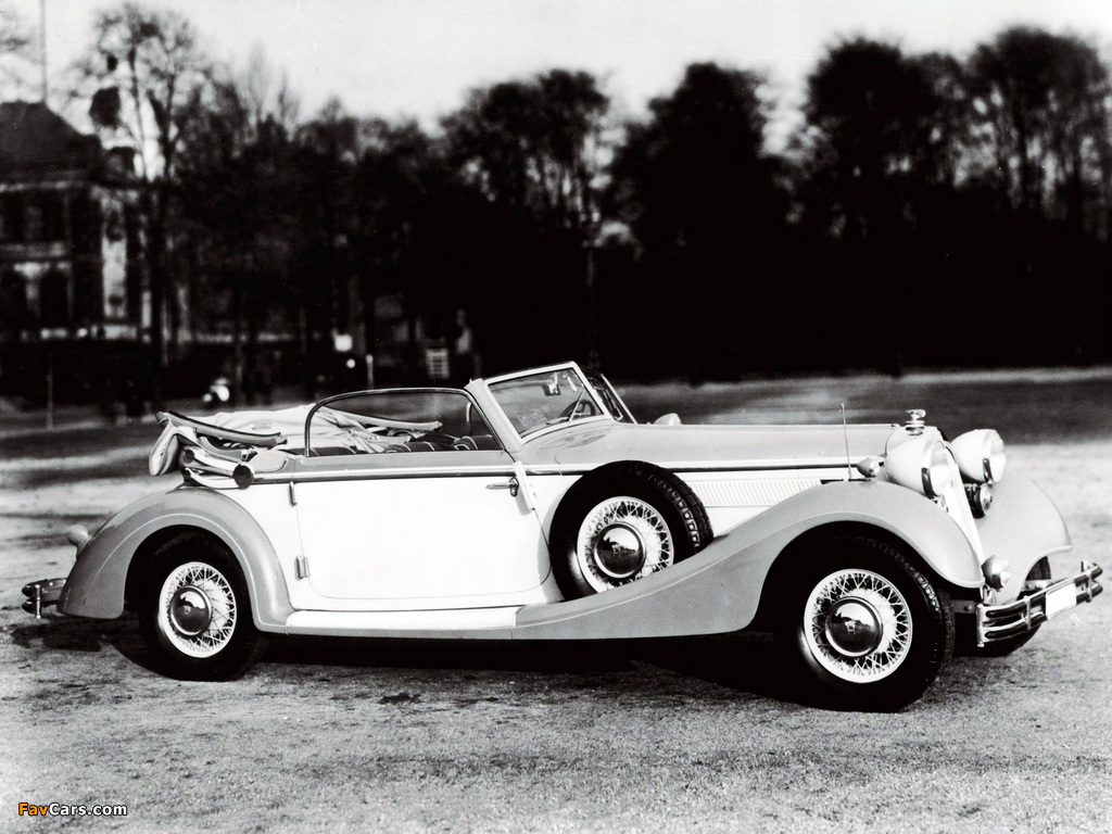 Horch 853 Sport Cabriolet 1935–37 wallpapers (1024 x 768)