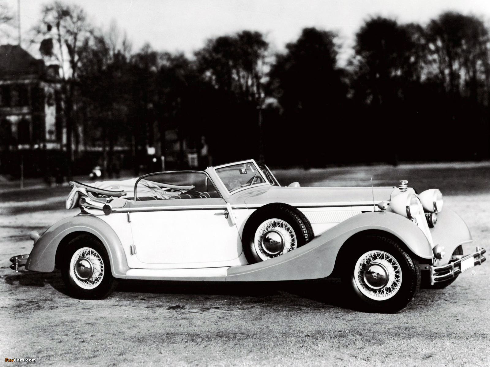 Horch 853 Sport Cabriolet 1935–37 wallpapers (1600 x 1200)