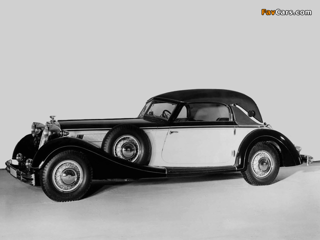 Horch 853 A Sport Cabriolet 1937–40 wallpapers (640 x 480)