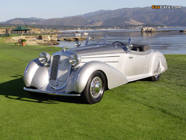 Horch 853 Special Roadster by Erdmann & Rossi 1938 wallpapers (640 x 480)