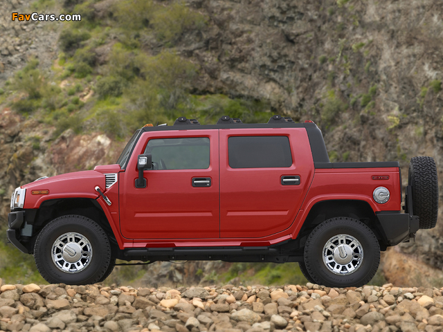 Hummer H2 SUT Victory Red Limited Edition 2007 images (640 x 480)