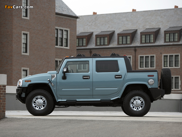 Hummer H2 SUT Glacier Blue Limited Edition 2007 wallpapers (640 x 480)