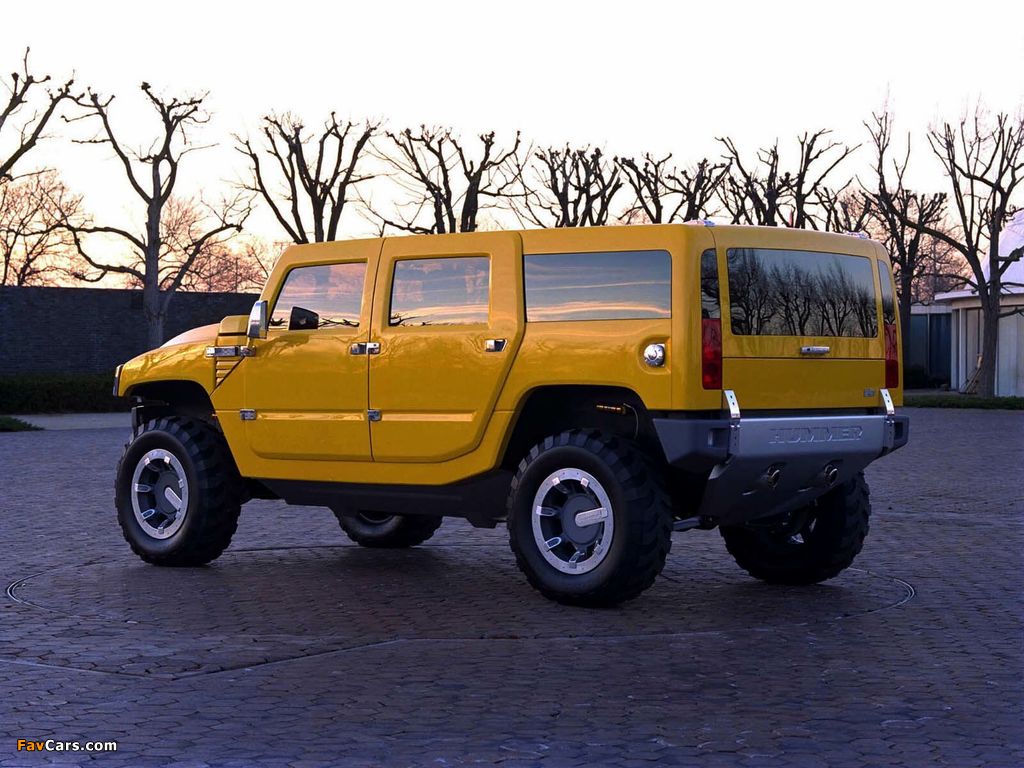 Images of Hummer H2 SUV Concept 2000 (1024 x 768)