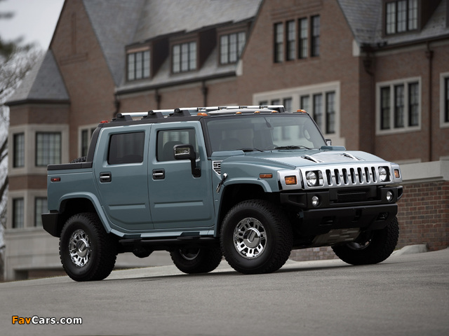 Photos of Hummer H2 SUT Glacier Blue Limited Edition 2007 (640 x 480)