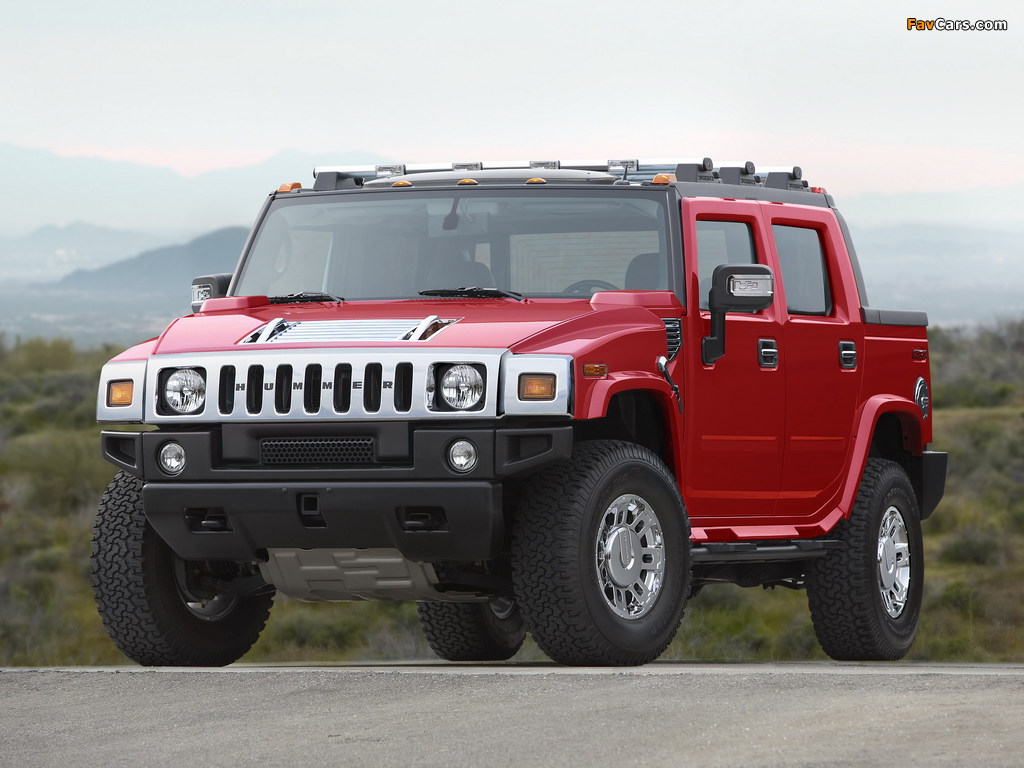Photos of Hummer H2 SUT Victory Red Limited Edition 2007 (1024 x 768)