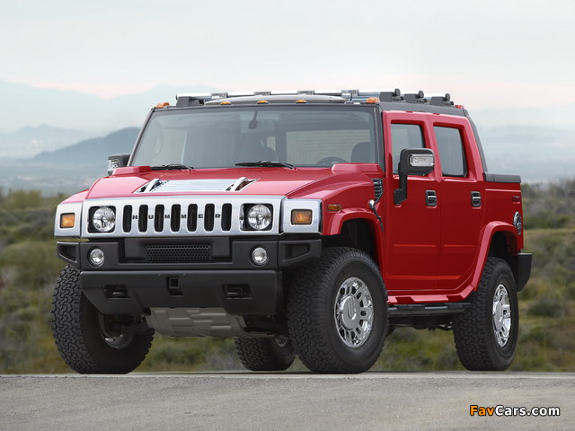 Photos of Hummer H2 SUT Victory Red Limited Edition 2007 (640 x 480)