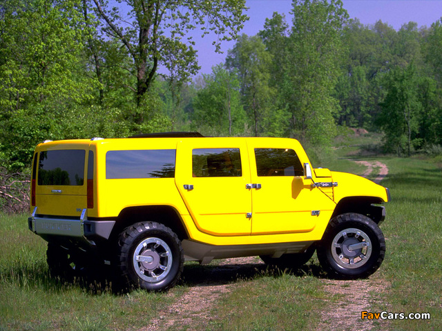 Hummer H2 SUV Concept 2000 wallpapers (640 x 480)