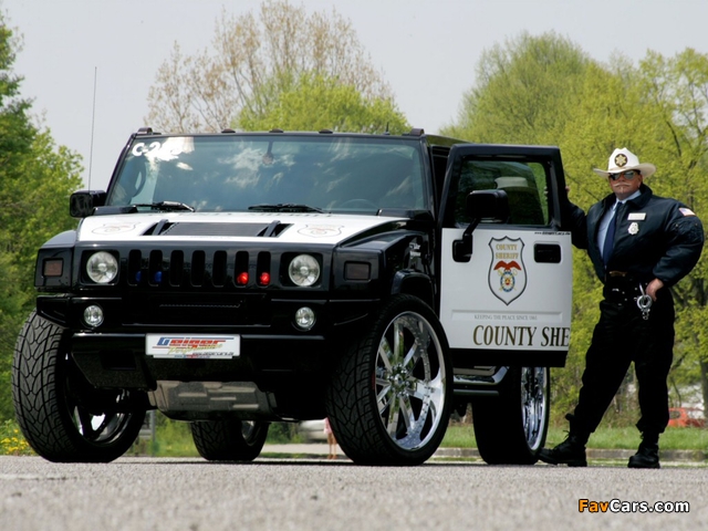 Geiger Hummer H2 Police 2006 wallpapers (640 x 480)