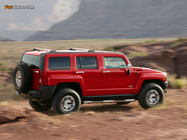 Hummer H3 2005–10 wallpapers (640 x 480)