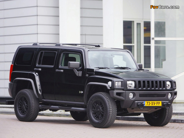 Hummer H3 Black Edition 2007 wallpapers (640 x 480)