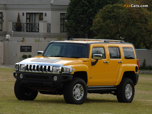 Hummer H3 ZA-spec 2007–10 wallpapers (640 x 480)