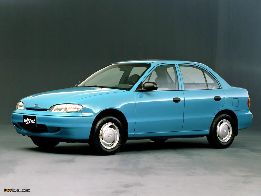 Hyundai Accent 1994–96 photos (1024 x 768)