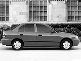 Hyundai Accent Sedan US-spec 1994–96 photos