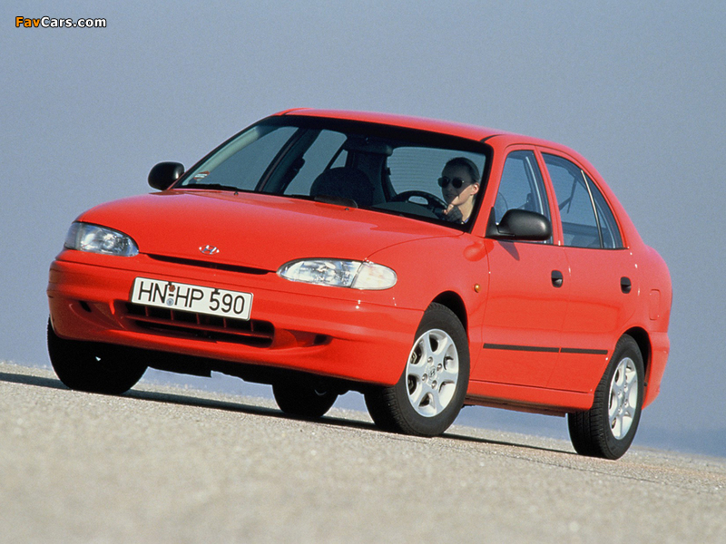 Hyundai Accent 1994–96 wallpapers (800 x 600)