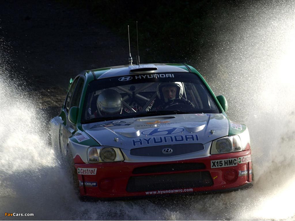 Hyundai Accent WRC 2001–02 images (1024 x 768)