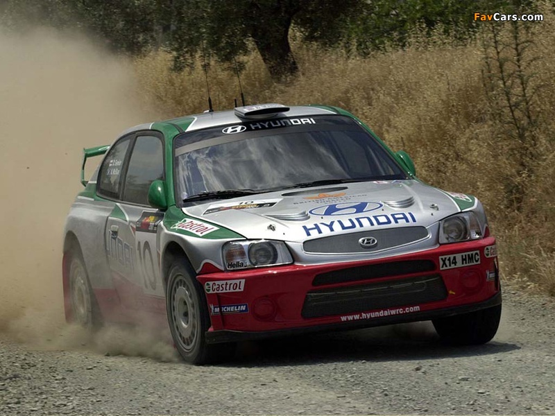 Hyundai Accent WRC 2001–02 wallpapers (800 x 600)