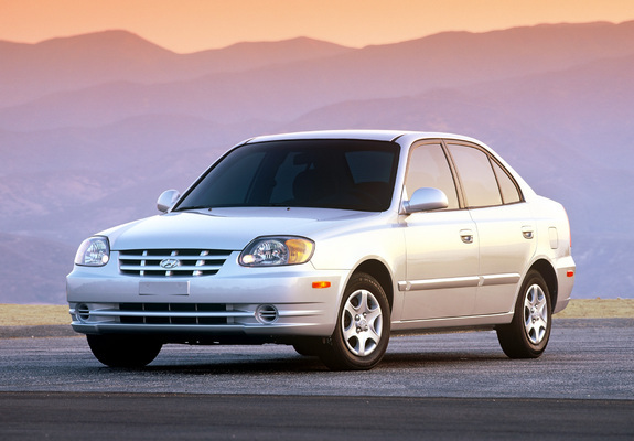 Hyundai Accent Sedan US-spec 2003–06 images