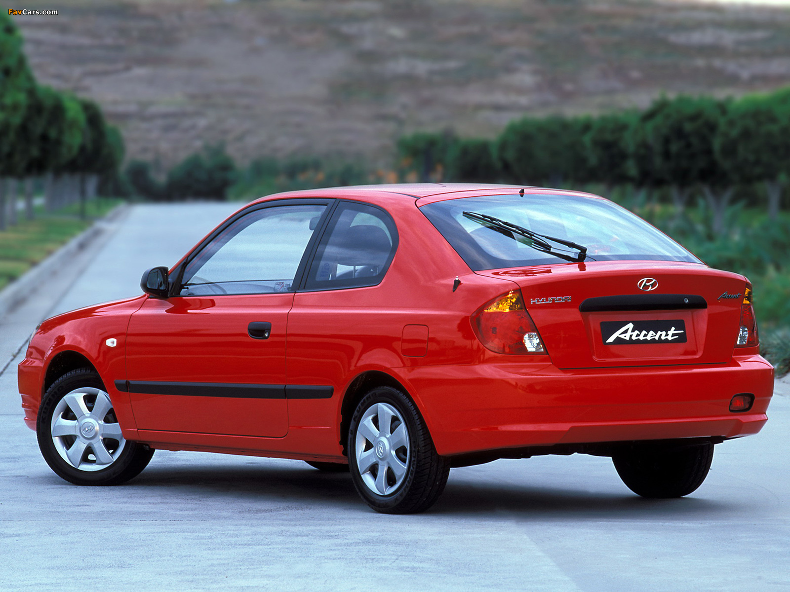 Hyundai Accent 3-door AU-spec 2003–06 images (1600 x 1200)