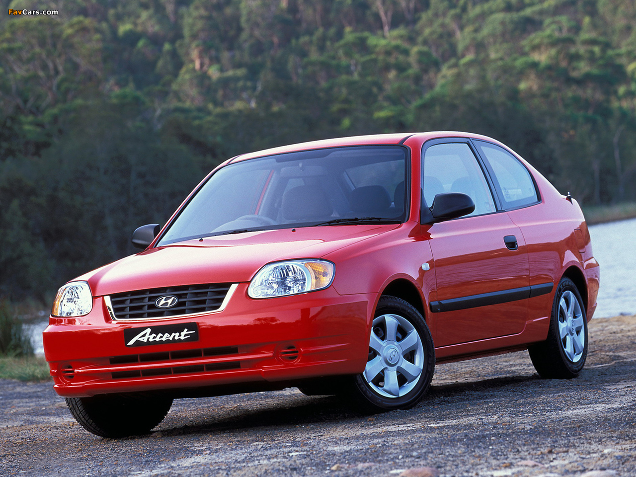 Hyundai Accent 3-door AU-spec 2003–06 images (1280 x 960)