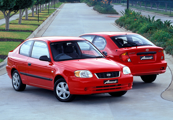 Hyundai Accent 3-door AU-spec 2003–06 photos