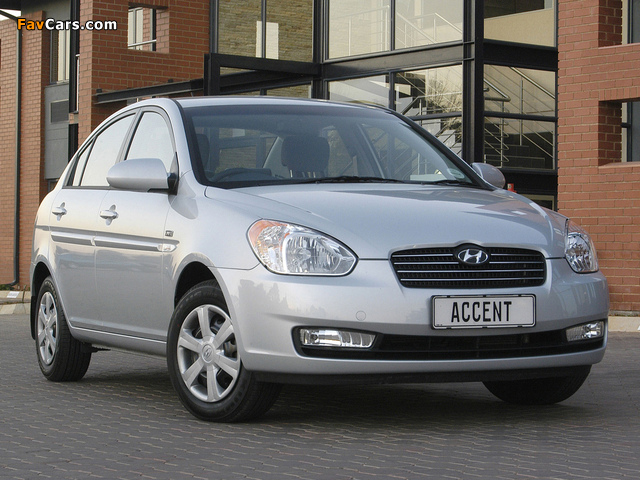 Hyundai Accent Sedan ZA-spec 2006–11 images (640 x 480)